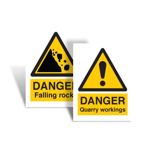 Quarry / Construction Signs Collection Direct Signs