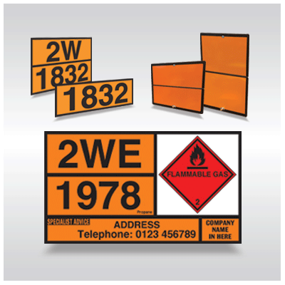 Carriage Of Dangerous Goods Signs