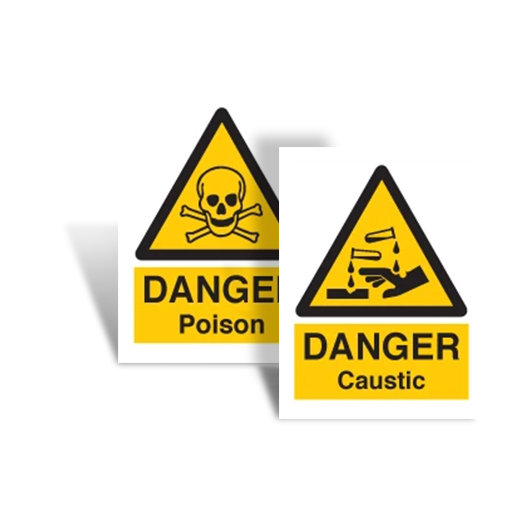Chemical Hazard Warning Signs