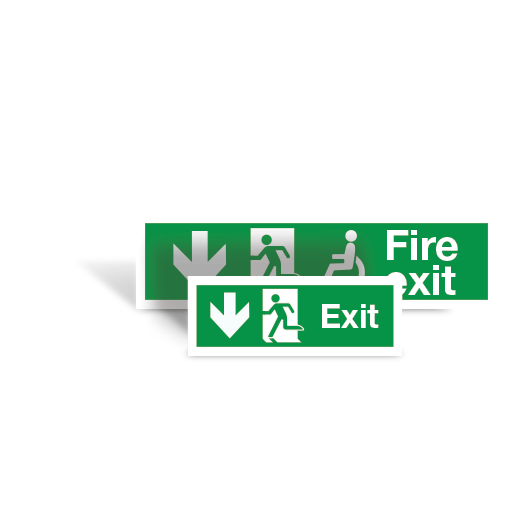 Fire Exit Down Signs Direct Signs
