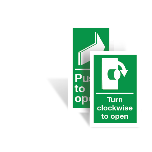 Fire Exit Door Opening Signs Direct Signs