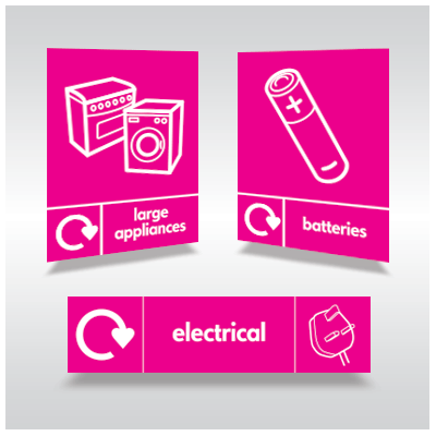 Electrical Recycling Signs