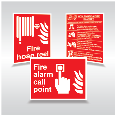 Emergency Fire Equipment Signs
