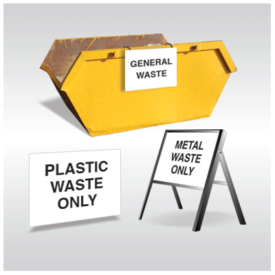 General Skip Recyclable Signs