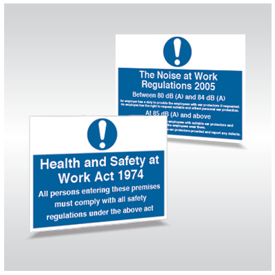Mandatory Health & Safety At Work Signs