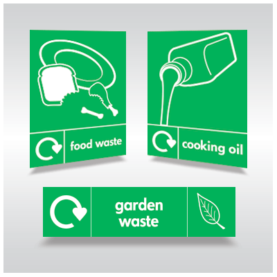 Household Recycling Signs