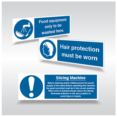 Mandatory Kitchen Safety / Food Hygiene Signs