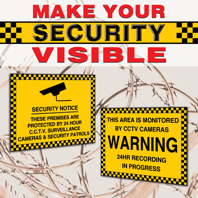 Make Me Security Visible Signs
