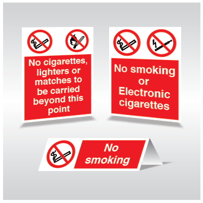 No Smoking / No Naked Light Signs