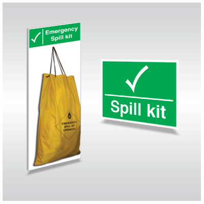Safe Condition Spill Kit Signs