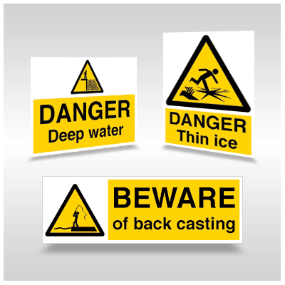 Water Hazard Warning Signs