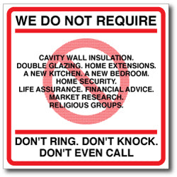 WE DO NOT REQUIRE CAVITY WALL INSULATION... - Direct Signs