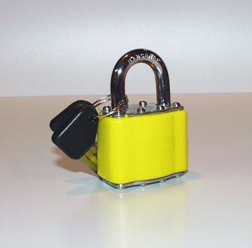 Yellow padlock - Direct Signs