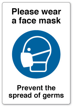Please wear a face mask... - Direct Signs