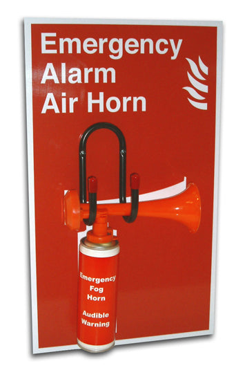 Air Horn Holder Complete - for post fixing - Direct Signs
