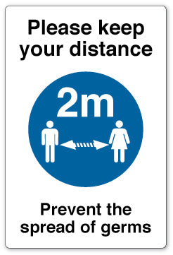 Please keep your distance... - Direct Signs