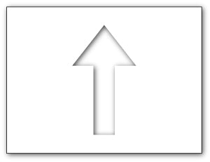 Arrow Stencil - Direct Signs