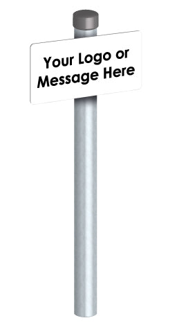 Your logo or message here + G1.5M Post and Fixings - Direct Signs
