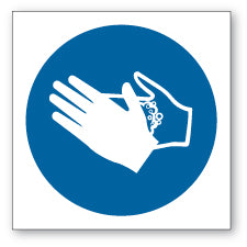 Sanitise hands symbol - Direct Signs