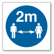 Social distancing symbol - Direct Signs