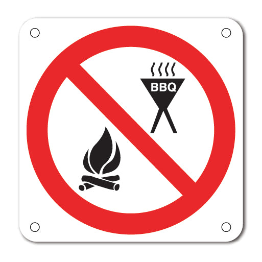 COUNTRY CODE No BBQ&#39;s No Fires - Direct Signs