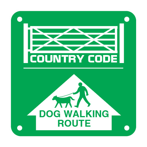COUNTRY CODE DOG WALKING ROUTE - Direct Signs