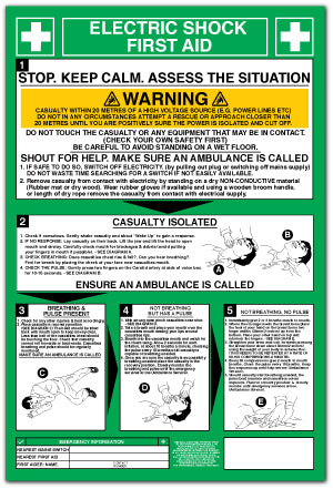 ELECTRIC SHOCK FIRST AID - Direct Signs
