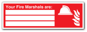 Your Fire Marshals are: - Direct Signs