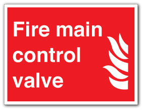 Fire main control valve - Direct Signs