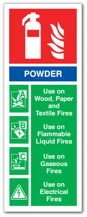 POWDER - Fire equipment sign - Direct Signs