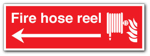 Fire hose reel - arrow left - Direct Signs