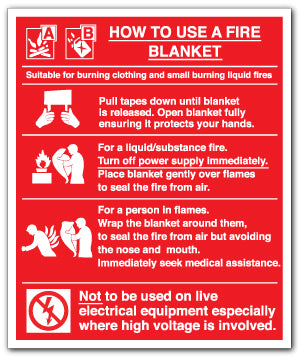 HOW TO USE A FIRE BLANKET - Direct Signs