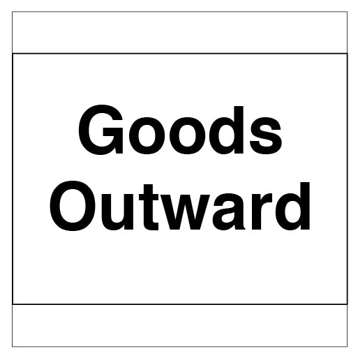 Goods Outward Sign - Direct Signs