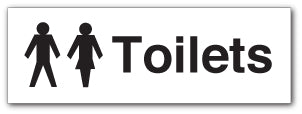 Toilets + Gents & Ladies symbol - Direct Signs