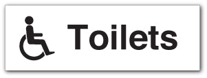 Toilets + disabled symbol - Direct Signs