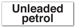 Unleaded petrol - Direct Signs