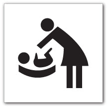 Baby changing symbol - Direct Signs