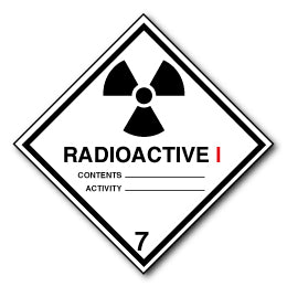 RADIOACTIVE 1 Class 7 - Direct Signs