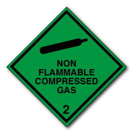 NON FLAMMABLE COMPRESSED GAS Class 2 - Direct Signs