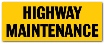 Highway Maintenance - Direct Signs