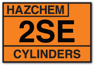 Hazchem Cylinders (small) - Direct Signs