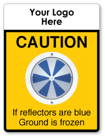 Ice Warning (Post fixed) - Direct Signs