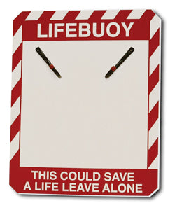 Lifebuoy Board for Wall fixing - Direct Signs