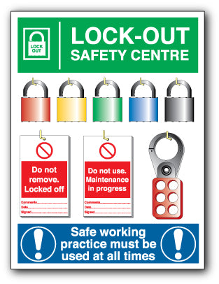 LOCK-OUT SAFETY CENTRE - LK3 - Direct Signs