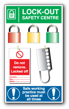 LOCK-OUT SAFETY CENTRE - LK6 - Direct Signs