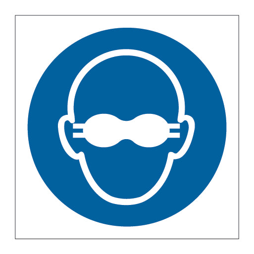 Wear Opaque Eye Protection Symbol Pictogram - Direct Signs