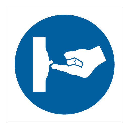 Switch off after use symbol Pictogram - Direct Signs