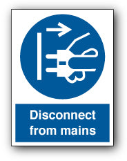 Disconnect from mains - Direct Signs