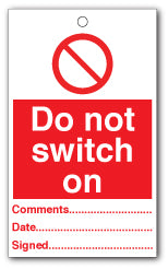 Do not switch on - Direct Signs