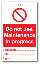 Do not use. Maintenance in progress - Direct Signs